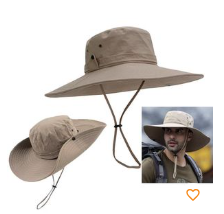 Aprillan Bucket Hat Men Outdoor Fishing Hiking Hats Large Wide Brim