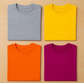 High Quality Plain Round Neck T-shirts