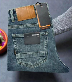 Men's QUALITY None Fade Stock Denim Jeans