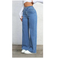 Trendy Baggy Ladies Jean-Blue