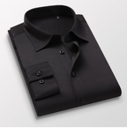 Men's Corporate Quality Office Plain Long Sleeve Shirt