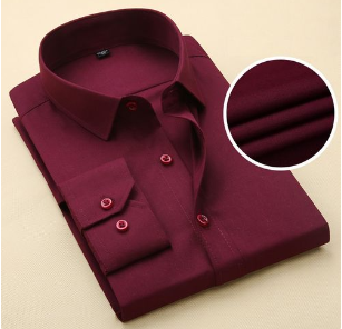 Men's Corporate Quality Office Plain Long Sleeve Shirt