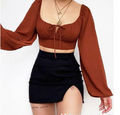 Exquisite ladies crop top