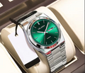 Men’s Minimalist Calendar Dial Stainless Steel Watch