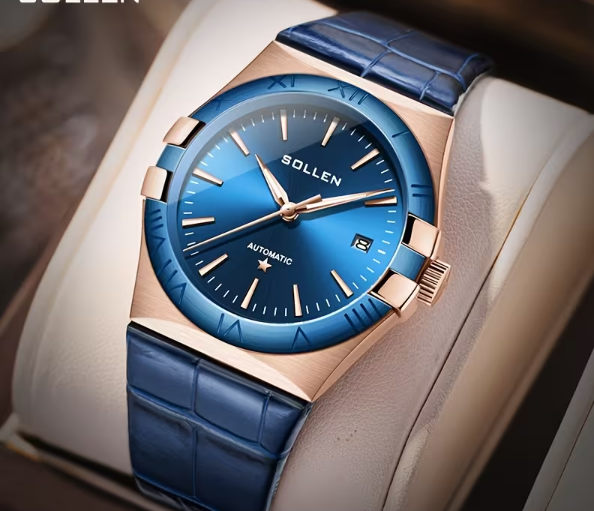Men’s Zodiac Automatic Mechanical Watch with Calendar