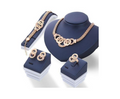 Adorable 4 In 1 Jewelry Set for Women - Necklace, Earrings, Bracelet, Ring