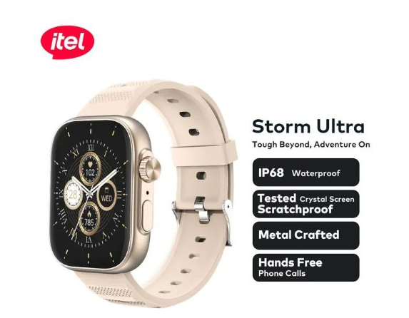 itel 2.02" Storm Ultra Scratch & Water Proof Smart Watch ISW-023