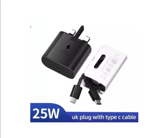 Samsung 25W PD Super Fast Wall Charger with Type-C to Type-C Cable