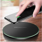 Universal Fast Wireless Charging Pad – Ultra-Slim Qi-Certified Charger for iPhone & Android