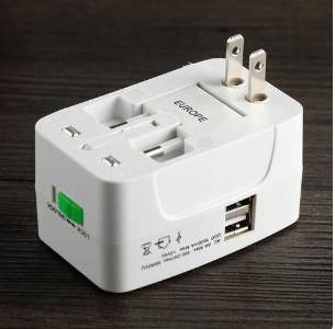 Universal Power Adapter & Global Plug Converter – Multi-Port USB Travel Charger
