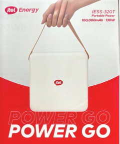 itel Energy 100,000mAh Portable Power Station – 130W High-Speed "Power Go" Charging