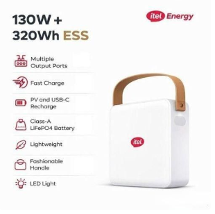 itel Energy 100,000mAh Portable Power Station – 130W High-Speed "Power Go" Charging