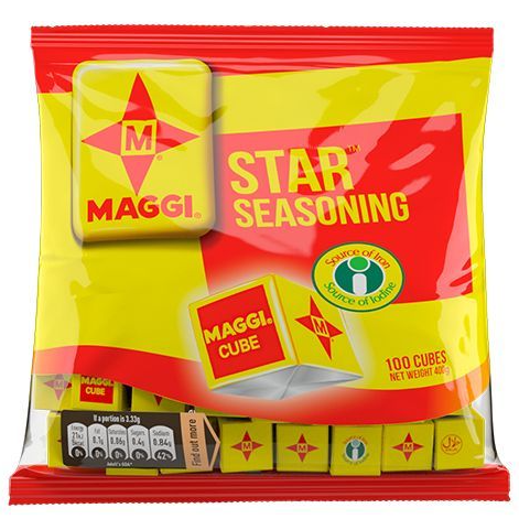 Maggi Star Seasoning Cubes – 4g (Packet of 100)