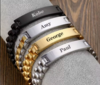 Custom Engraved Stainless Steel Name Necklace